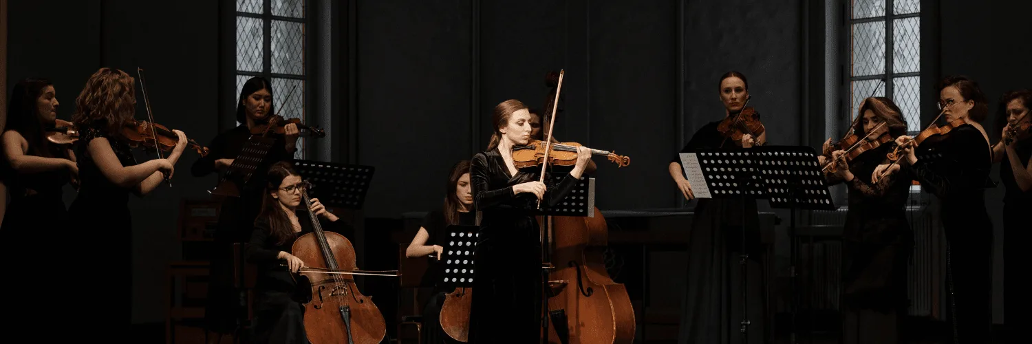 Classical music performance on stage